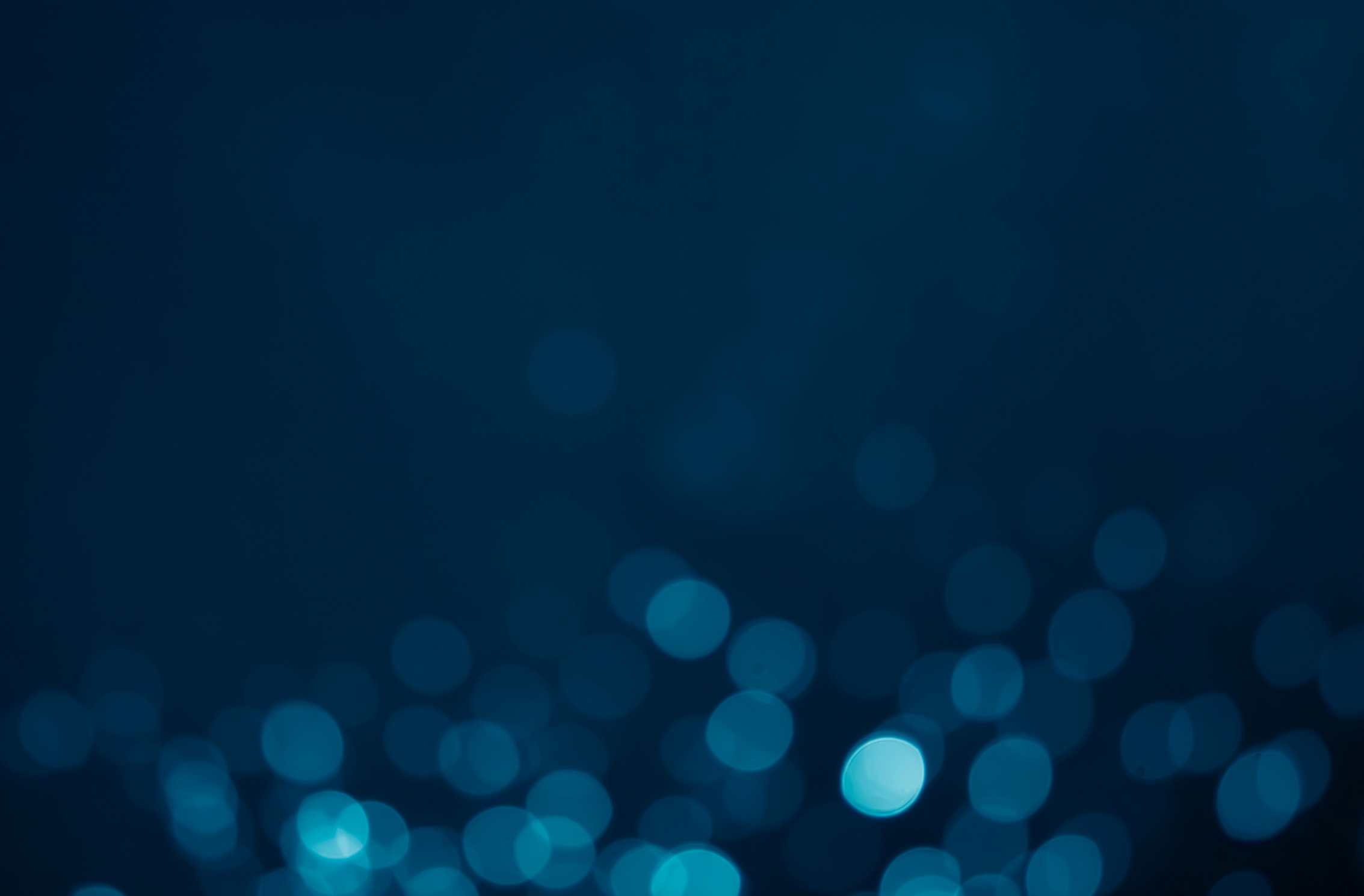 Bokeh blue background